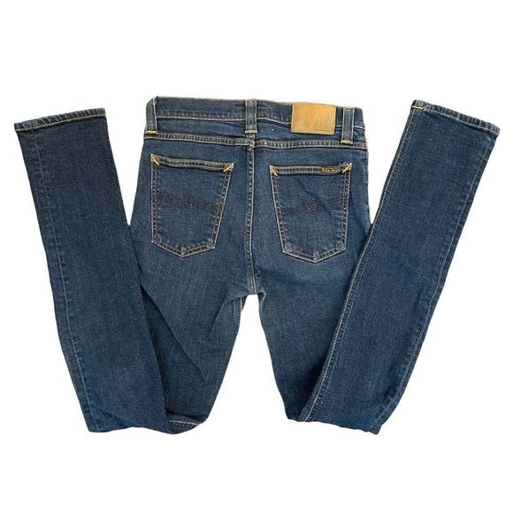 Nudie Jeans Slim Fit in Indigo Blue - Picture 2 of 11